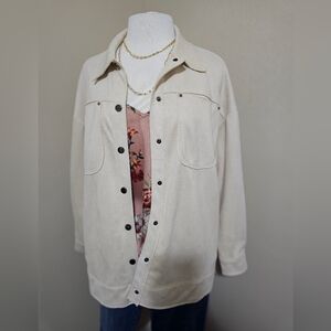Womens Umgee Faux Suede Jacket